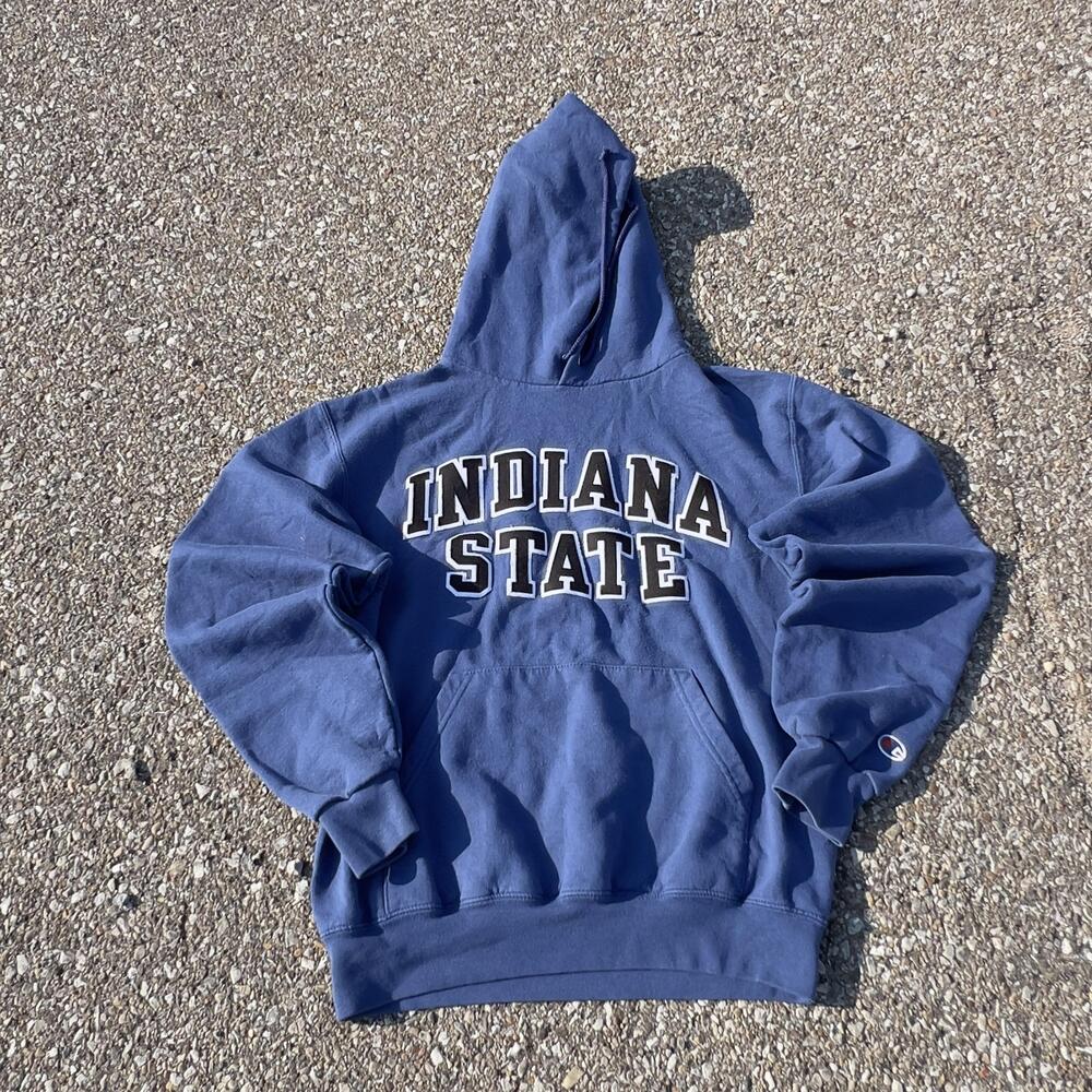 Indiana State Sycamores Hoodie Sweatshirt Mens Small NCAA Basketball Champion